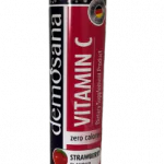 Demosana Effervescent Vitamin Tablets - Vitamin C - Strawberry Flavour