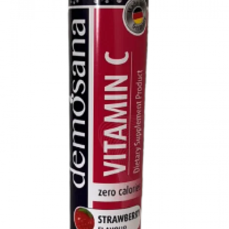 4005292011419-Demosana Effervescent Vitamin Tablets - Vitamin C - Strawberry Flavour - WHS