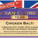 Chicken Balti - British Indian Curries To Go  F10