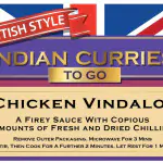 Chicken Vindaloo - British Indian Curries To Go F10/11